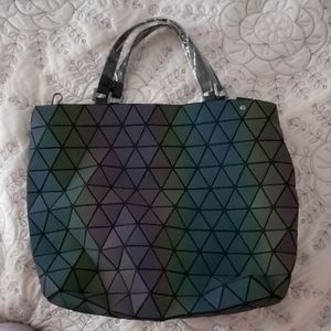 Geometric purse bao bao inspired